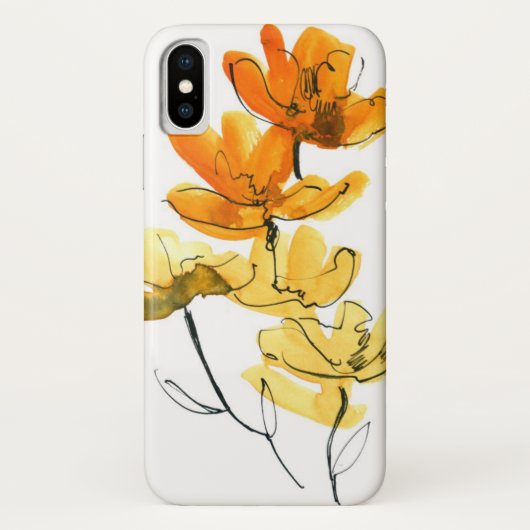Abstrakter Blumenhintergrund Case-Mate iPhone Hülle (Rückseite)