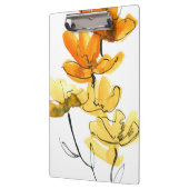 Abstrakter Blumenhintergrund Klemmbrett (Links)