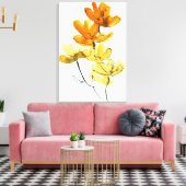 Abstrakter Blumenhintergrund Leinwanddruck (Insitu (Wohnzimmer))