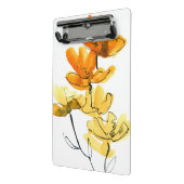 Abstrakter Blumenhintergrund Mini Klemmbrett (Gewinkelt2)