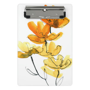 Abstrakter Blumenhintergrund Mini Klemmbrett