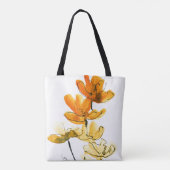 Abstrakter Blumenhintergrund Tasche (Rückseite)