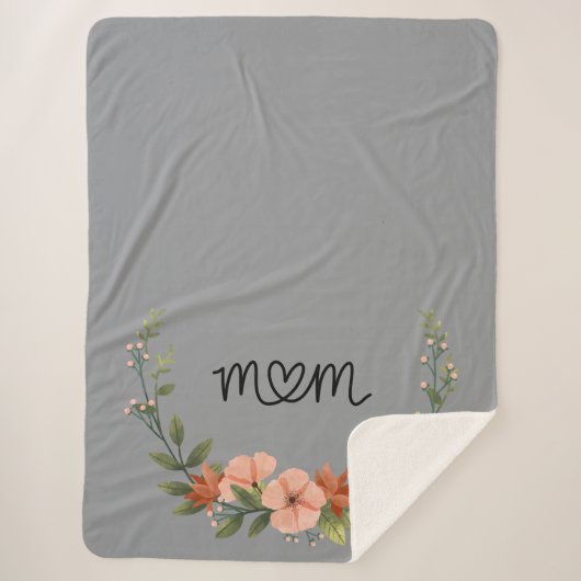 Abstrakter Blumenkohl Fleece Blanket Sherpadecke (Vorderseite)