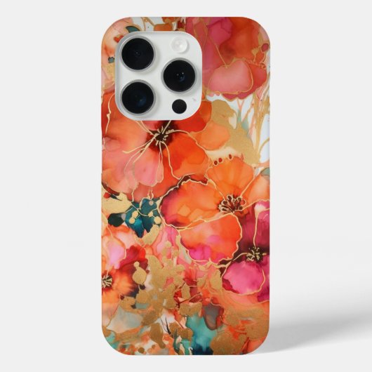 Abstrakter Blumenkohlensaft iPhone 15Pro Fall Case-Mate iPhone Hülle (Rückseite)