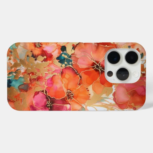 Abstrakter Blumenkohlensaft iPhone 15Pro Fall Case-Mate iPhone Hülle (Rückseite (Horizontal))
