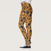 Abstrakter BlumenSenf & Blue Chic Leggings (Links)