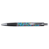 Abstrakter Blumenstift Kugelschreiber (Rückseite)