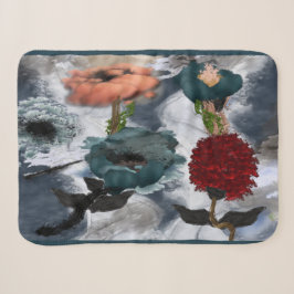 Abstrakter Blumenstrauß Sherpa Blanket Sherpadecke