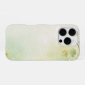 Abstrakter Blumenweich Grüne Alchemilla iPhone Hülle (Rückseite (Horizontal))