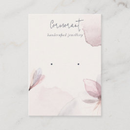 Abstrakter Blütenfarbenfroher Visitenkarte