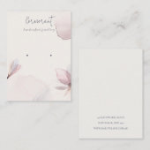 Abstrakter Blütenfarbenfroher Visitenkarte (Vorne/Hinten)