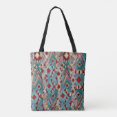 Abstrakter Boho-Aztek Tasche (Rückseite)