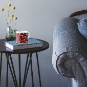 Abstrakter Bordeaux-Mustername Espressotasse