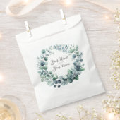 Abstrakter botanischer Eukalyptus Geschenktütchen (Ausgeschnitten)