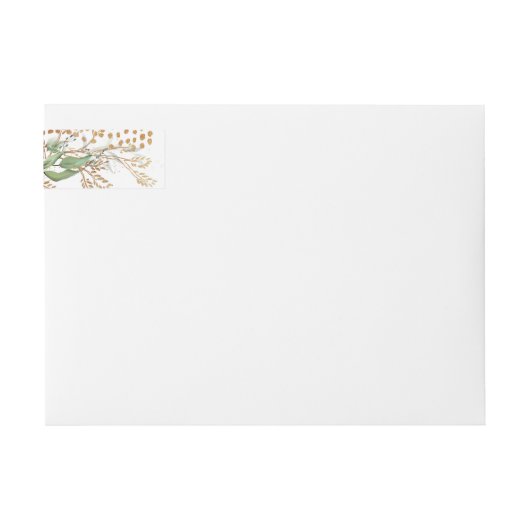 Abstrakter Botanischer Eukalyptus Moderne Grünfläc (Vorderseite)