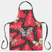 Abstrakter Botanischer Schmetterling Schürze (Vorderseite)