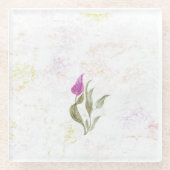 Abstrakter botanischer Untersetzer (Vorderseite)