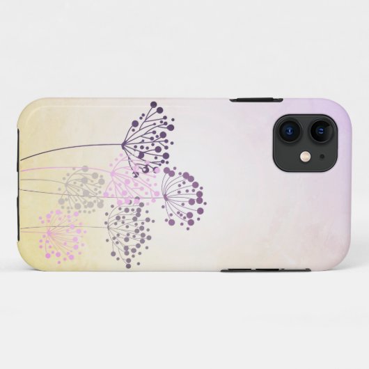 Abstrakter botanischer zeichnend iPhone-Fall Case-Mate iPhone Hülle (Rückseite (Horizontal))