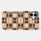 Abstrakter Braun-Töne iPhone 16 Plus Hülle (Rückseite (Horizontal))