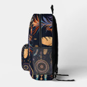 Abstrakter bunter Dreamcatcher Bedruckter Rucksack (Rechts)