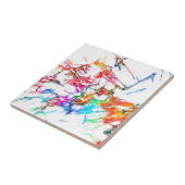 Abstrakter bunter Entwurf Fliese (Seite)