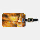 abstrakter bunter Hintergrund der Kunst Gepäckanhänger (Vorderseite horizontal)