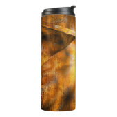 abstrakter bunter Hintergrund der Kunst Thermosbecher (Nach links gedreht)