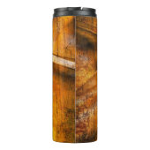 abstrakter bunter Hintergrund der Kunst Thermosbecher (Rückseite)