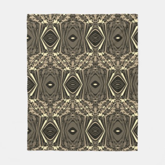 Abstrakter, bunter Twirl Pinched Halb Brick / Sepi Fleecedecke (Vorderseite)