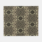 Abstrakter, bunter Twirl Pinched Halb Brick / Sepi Fleecedecke (Vorderseite (Horizontal))