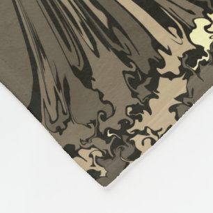 Abstrakter, bunter Twirl Pinched Halb Brick / Sepi Fleecedecke
