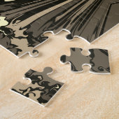 Abstrakter, bunter Twirl Pinched Halb Brick / Sepi Puzzle (Seite)