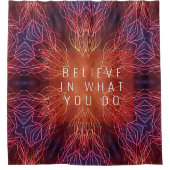 Abstrakter Burst des mehrfarbigen Duschvorhangs Duschvorhang (Vorderseite)