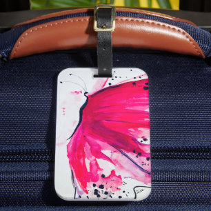 Abstrakter Butterfly Akryllischer Gepäckträger Gepäckanhänger