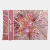 Abstrakter Butterfly-Fraktal Geschirrtuch (Horizontal)