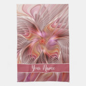 Abstrakter Butterfly-Fraktal Geschirrtuch (Vertikal)