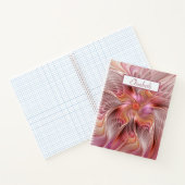 Abstrakter Butterfly-Fraktal Notizblock (Innenseite)