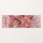 Abstrakter Butterfly-Fraktal Yogamatte (Vorderseite (Horizontal))