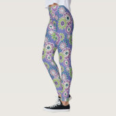Abstrakter Cartoon Blume Blumenkinder skandinav Leggings (Links)