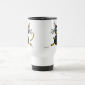 Abstrakter Cat Travel Mug Reisebecher (Mittel)