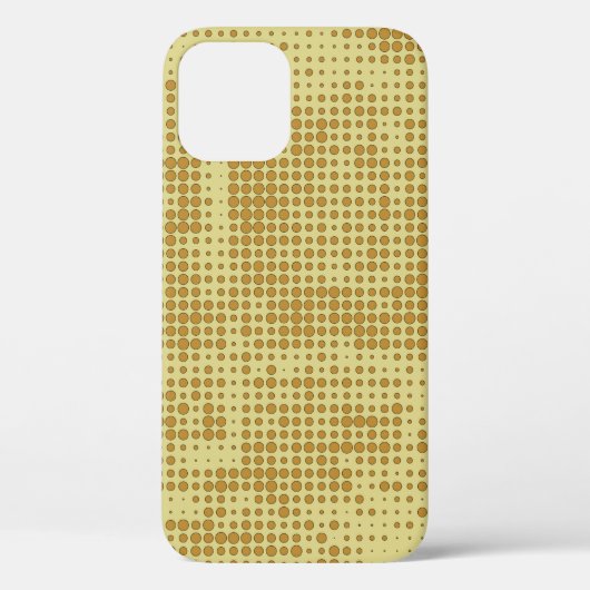 Abstrakter chaotischer Halfton. Textur der Punkte. Case-Mate iPhone Hülle (Rückseite)