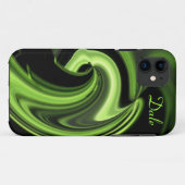 Abstrakter Chartreuse-Heart-iPhone5-Fall Persönlic Case-Mate iPhone Hülle (Rückseite (Horizontal))