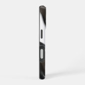 Abstrakter Chrome-Flow iPhone 16 Hülle (Rechte Seite)