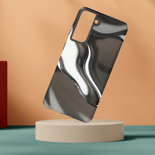 Abstrakter Chrome-Flow Samsung Galaxy Hülle