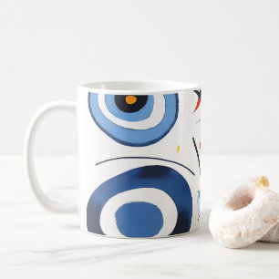 Abstrakter Circular Dimension Kaffeetasse