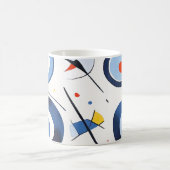 Abstrakter Circular Dimension Kaffeetasse (Mittel)