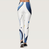 Abstrakter Circular Dimension Leggings (Rückseite)