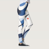 Abstrakter Circular Dimension Leggings (Rechts)