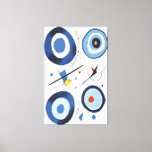 Abstrakter Circular Dimension Leinwanddruck (Vorderseite)