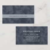 Abstrakter Computer-Finanzgeschäfts-Karten-Grau Visitenkarte (Vorne/Hinten)